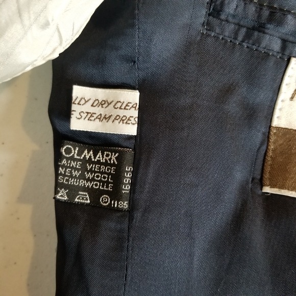 Yves Saint Laurent YSL Blazer Suit Jacket Navy  Blue Sport Coat Men's  Wool - Picture 7 of 16